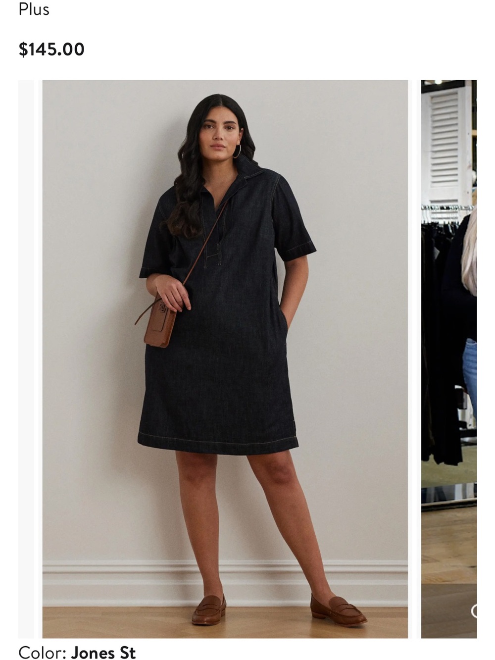 Ralph Lauren Dark Indigo Denim Tunic - Picture 9 of 12